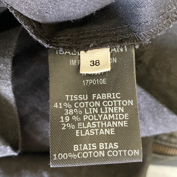 Isabel Marant Black Zip Front Fluted Dress - Picture 6 of 10